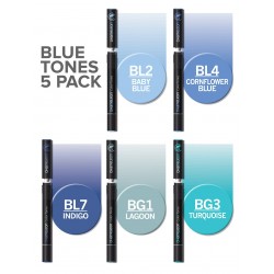 CHAMELEON Pack 5 couleurs – Tons de bleus