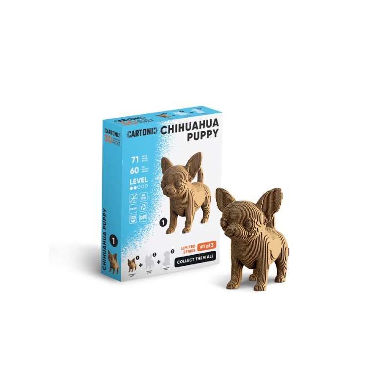 Modèle chiot chihuahua - Cartonic®