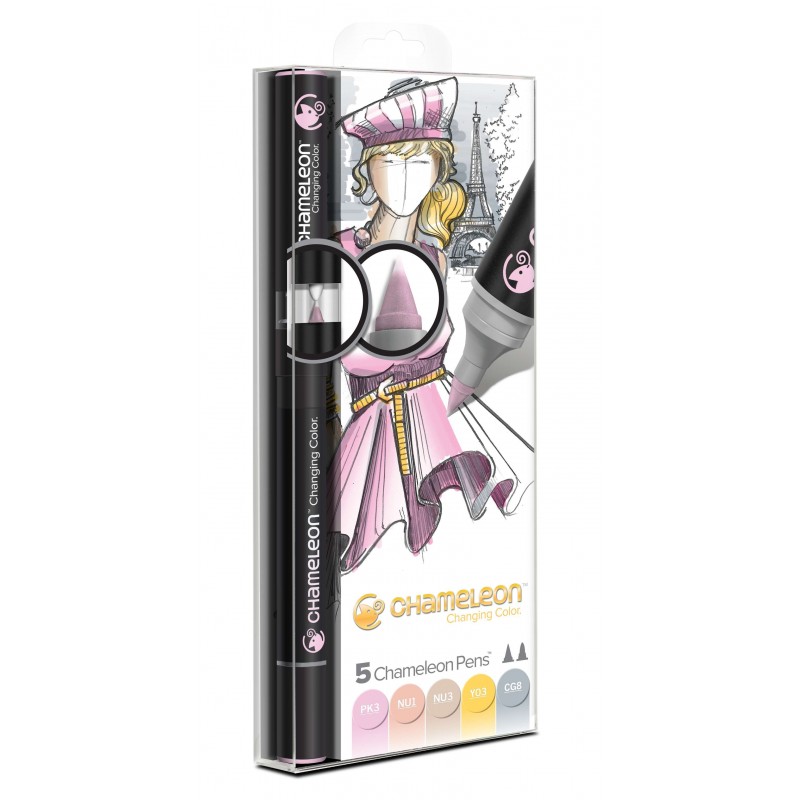 CHAMELEON Pack 5 couleurs - Tons Pastels