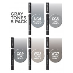 PACK CHAMELEON PEN CT0509 - TONS GRIS