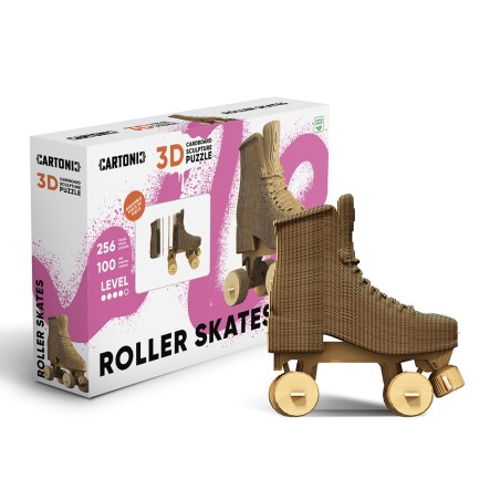Cartonic roller skate