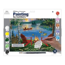 Kit ROYAL LANGNICKEL® Peinture au numéro - Retraite au bord du lac