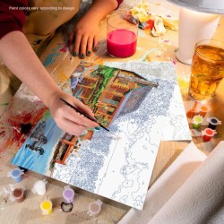 Kit ROYAL LANGNICKEL® Peinture au numéro - Sur le lac Loon - Canada