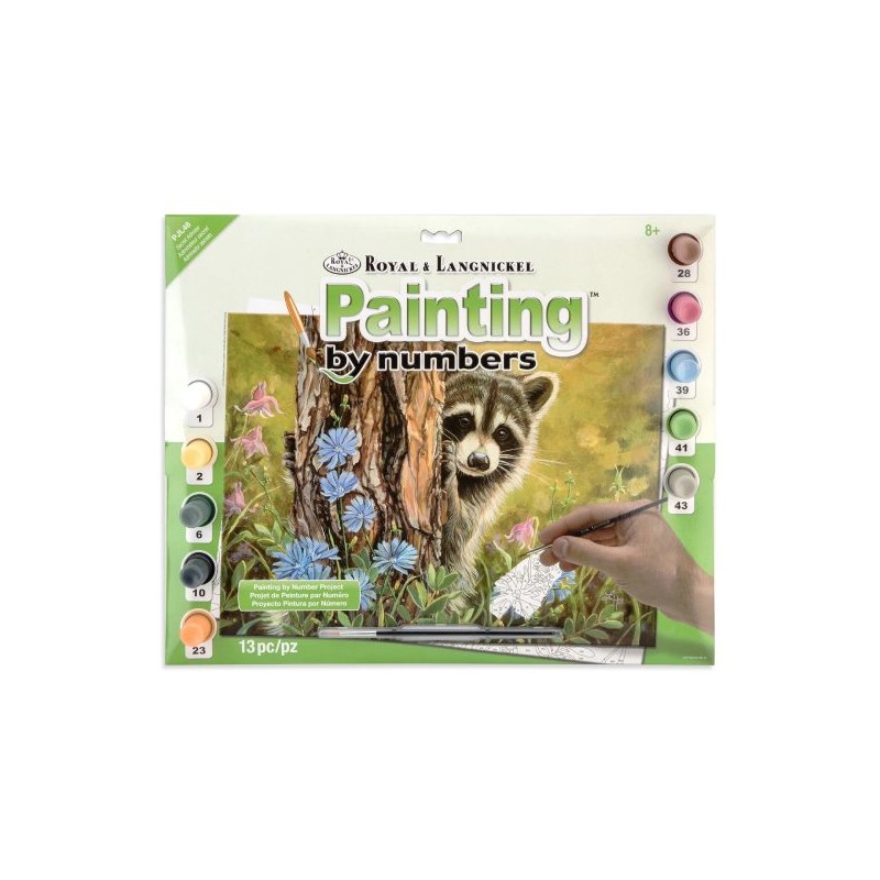 Kit ROYAL LANGNICKEL Peinture au numéro Junior Grand Format - Un admirateur secret