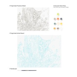 Kit ROYAL LANGNICKEL Peinture au numéro Junior Grand Format - Un admirateur secret