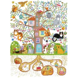 Kit DIAMOND DOTZ® Maison dans l'arbre