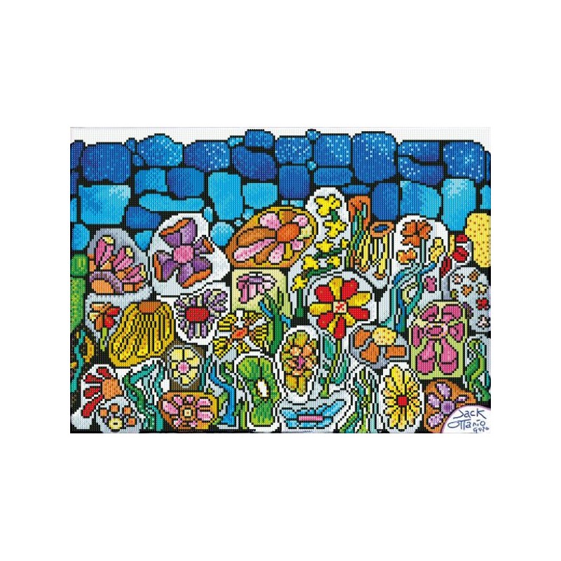 Kit DIAMOND DOTZ® Le jardin de pierres (Jack Ottanio)