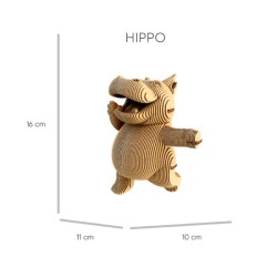 CARTONIC® - Modèle Mini Hippopotame