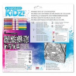 Chameleon KIDZ™ - PORTFOLIO - 14 feutres avec effet aérographe