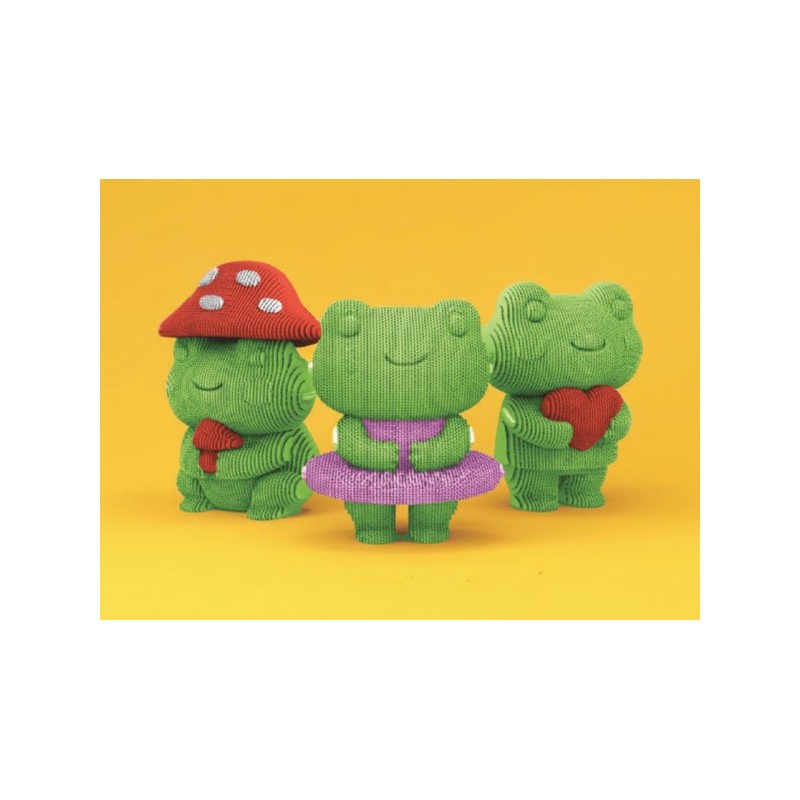 CARTONIC® - Modèle Trio de Grenouilles