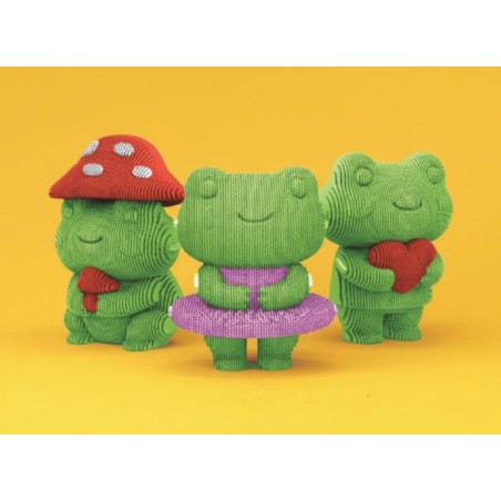 CARTONIC® - Modèle Trio de Grenouilles