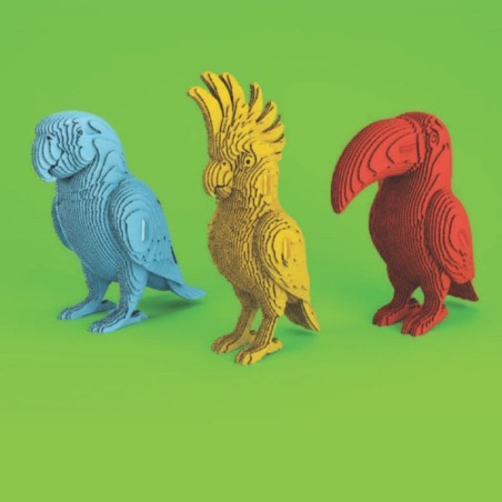 CARTONIC® - Modèle Trio Oiseaux tropicaux