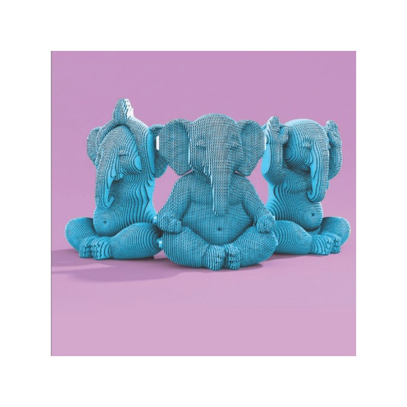 CARTONIC® - Modèle Trio Éléphants Zen