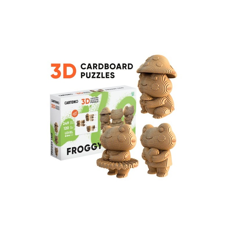 Cartonic® - trio de grenouilles