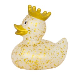 LILALU® Canard Or à paillettes avec couronne