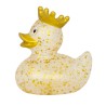 LILALU® Canard Or à paillettes avec couronne