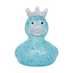 LILALU® Canard bleu à paillettes avec couronne