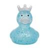 LILALU® Canard bleu à paillettes avec couronne