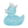 LILALU® Canard bleu à paillettes avec couronne