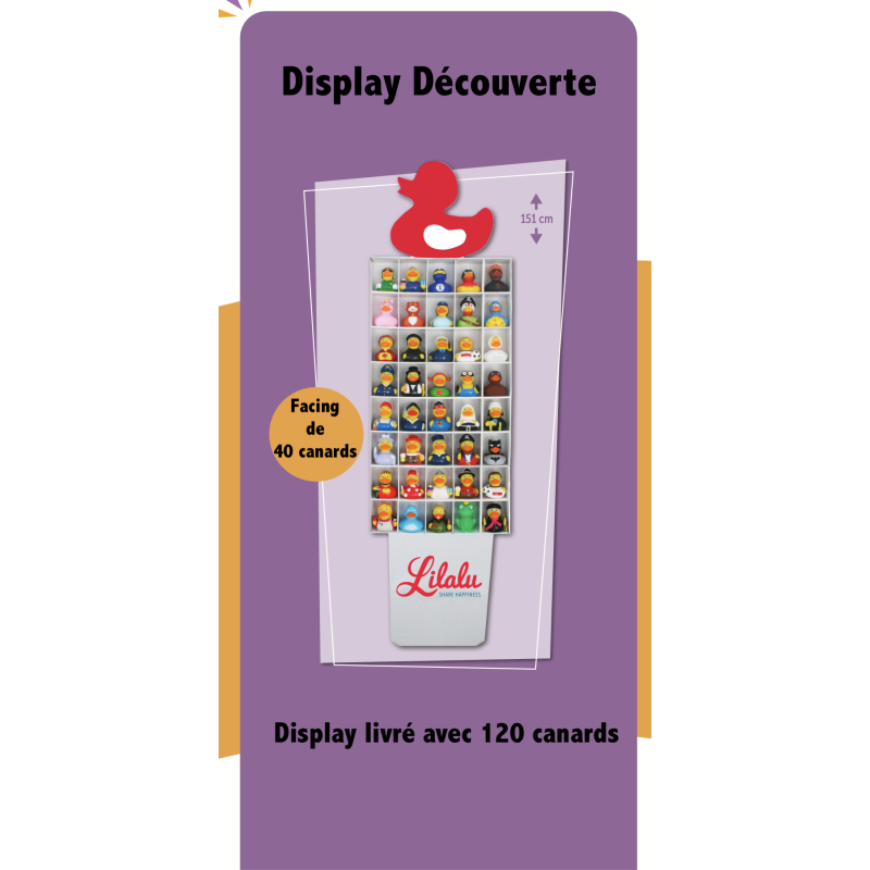 Display Découverte Canards LILALU® - Collection de 40 designs