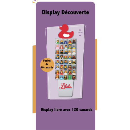 Display Découverte Canards LILALU® - Collection de 40 designs