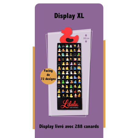Display XL Canards LILALU® - Collection de 72 designs