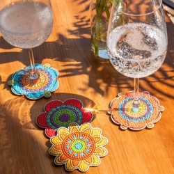 copy of Kit 4 sous-verres Diamond Dotz® - Motifs Floraux