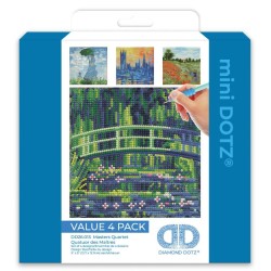Kit Diamond Dotz® mini dotz - 4 oeuvres de C. Monet