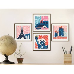 Kit Diamond Dotz® mini dotz - 4 monuments célèbres