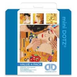 Kit Diamond Dotz® mini dotz - 4 oeuvres de G. Klimt