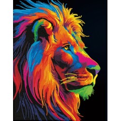 Lion lumineux Diamond Dotz