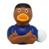 LILALU canard footballeur au maillot bleu