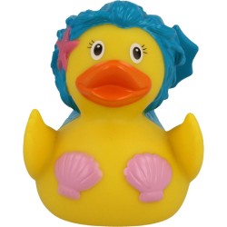 LILALU canard sirène jaune et bleue