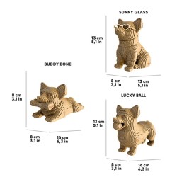 CARTONIC® - Modèle Trio Chiens Corgi