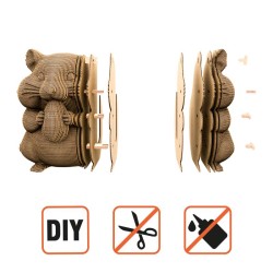 CARTONIC® - Modèle Porte-crayons Hamster