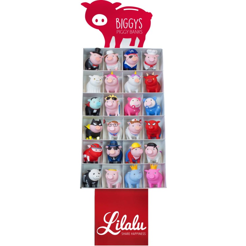 Display LILALU cochons tirelires