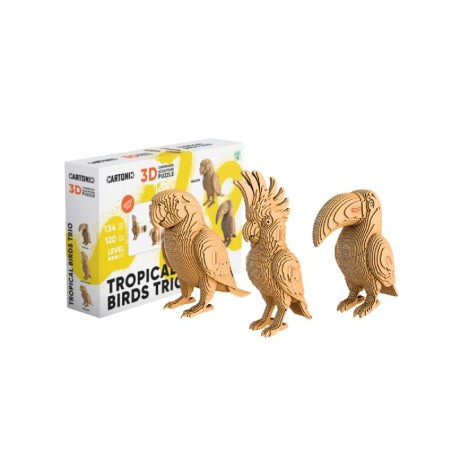 CARTONIC® - Modèle oiseaux tropicaux