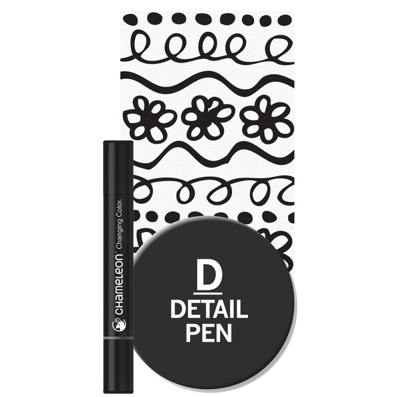 Chameleon Pens D – Feutre  Detail Pen – Finitions et contours