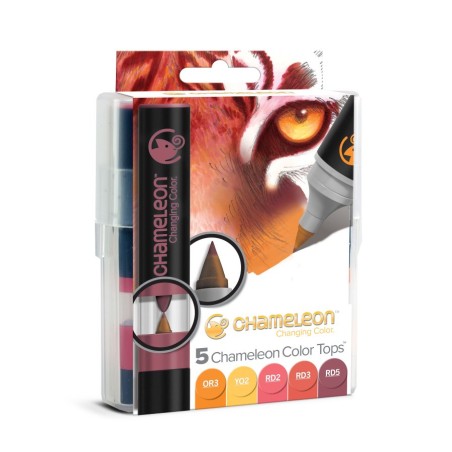 Color Tops - Pack 5 couleurs - Tons Chauds