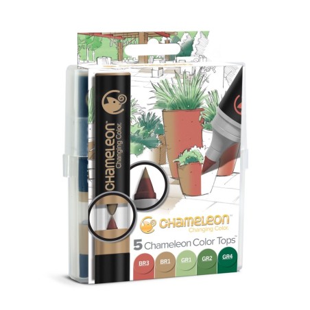 Color Tops - Pack 5 couleurs - Tons de la Nature