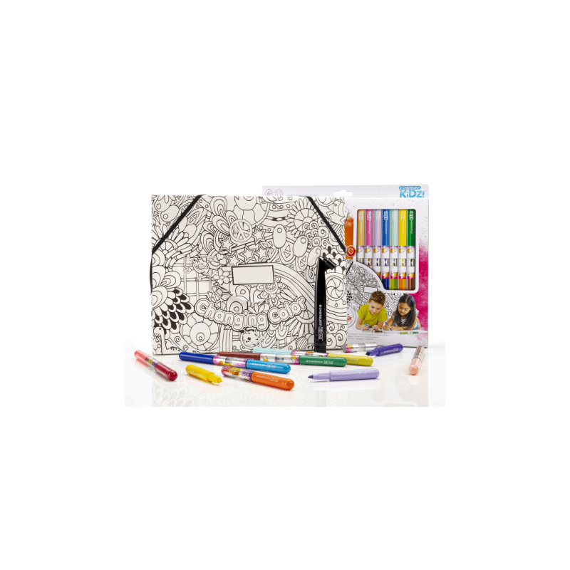 Chameleon KIDZ™ - PORTFOLIO - 14 feutres avec effet aérographe